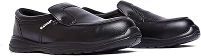 Chaussures/bottes de sécurité gladiator 6003, noires, semelle intermédiaire en fibre/kevlar, approuvées ce
