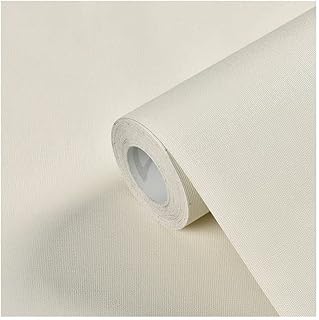 Papier peint autocollant chaud pour chambre à coucher pvc imperméable 300x60cm (blanc perle)