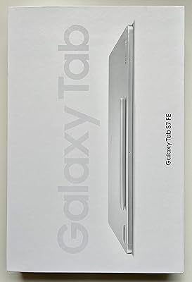 Tablette samsung galaxy tab s7 fe 2021 avec système android, écran de 12,4