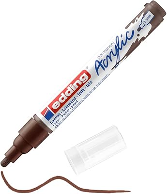 5100 acry mrkr med choc brun