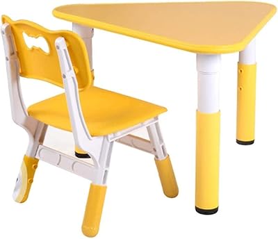 Ensemble de chaises de bureau schledren, table et chaises pour enfants, table triangulaire