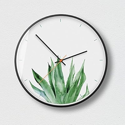 Horloges murales avec image de style concis, silencieuse et sans tic-tac, horloge à