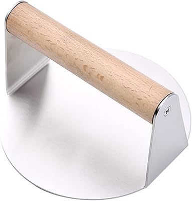 Ensemble d'accessoires pour machine à hamburgers ronds et carrés en acier inoxydable smash