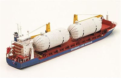 Kit de maquette de bateau cargo polonais gdańsk 1/400, collection de fans militaires