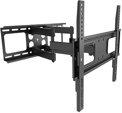 Support mural en aluminium skilltech pour téléviseurs incurvés et lcd de 32