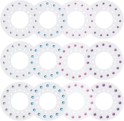 Ensemble d'agrafeuses brillantes pour cheveux en diamant pour décoration de cadeau perles