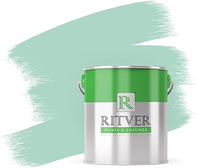 Émulsion de peinture murale retiver premium, 3,6 l, vert pastel, sans odeur, anti-goutte