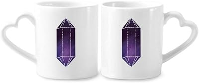 Ensemble de tasses en porcelaine crystal universe sky star fantasy couple, tasse d'amoureux