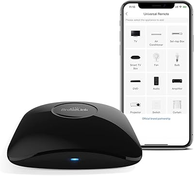 Broadlink rm4 pro ir rf wifi domotique intelligente universelle compatible avec alexa