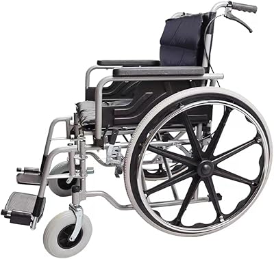 Fauteuil roulant manuel en acier grand-large-épais cool baby fauteuil pliant léger pour personnes