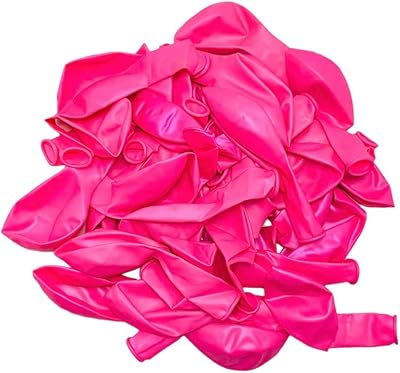 Ballons roses 40 pièces 12 pouces ballons à hélium en latex métallisé fournitures