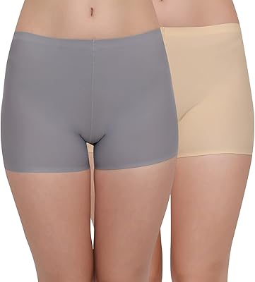 Culotte sans couture en soie glacée pour femme, taille unique