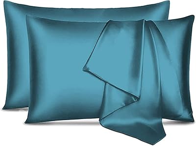 Taie d'oreiller en soie rosmago king size satin de soin des cheveux
