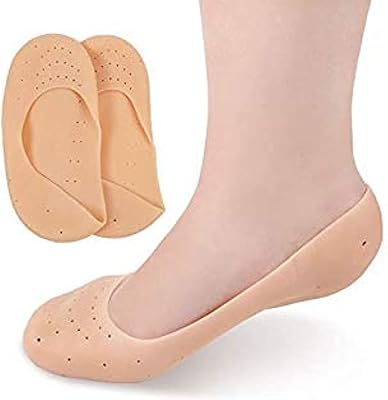 1 paire de chaussettes en gel de silicone hydratantes sur toute la longueur