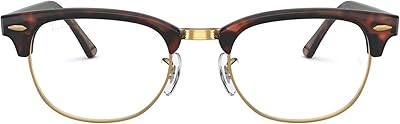Montures de lunettes de vue carrées rx5154 clubmaster avec ordonnance