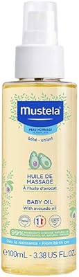 Huile de massage mustela pour bébé, 100 ml, 1 pièce