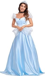 Costume d'halloween mignon pour femmes, robe de princesse cendrillon inspirée des contes