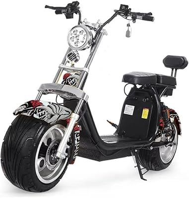 Scooter megawheels coco harley 2000w avec grosses roues et batterie amovible 60v |