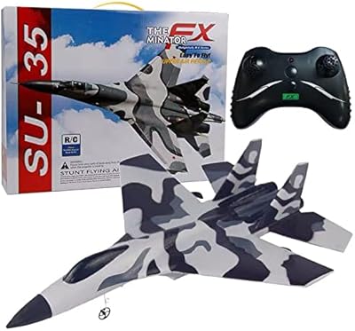 Jouet d'avion rc extérieur 815 fx-820 2.4g 2ch su-35 planeur envergure radio rc