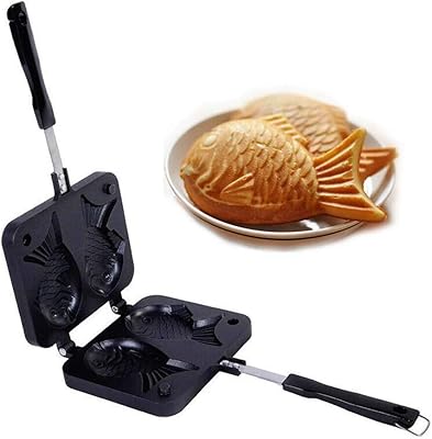 Double poêle en forme de poisson pour gaufrier à gâteaux crêpes