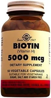 Solgar biotine 5000 mcg, 5000 mcg - 50 capsules