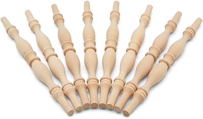 Broches de garde-corps en bois de 9 pouces paquet de 6 broches