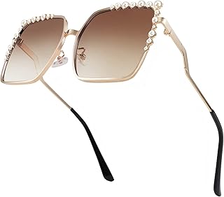 Lunettes de soleil carrées pour femmes lunettes protection uv surdimensionnées à la mode