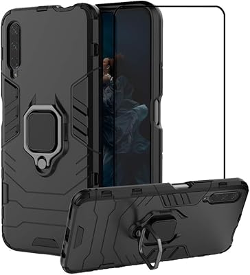 Coque hybride résistante aux chocs et au protecteur d'écran en verre trempé