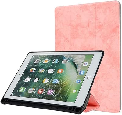 Étui intelligent fucan avec porte-stylo compatible avec ipad 6e et 5e génération 2017/2018