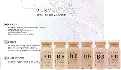 Dermamax bb glow starter kit pigment 10 ampoules verre peau éclatante