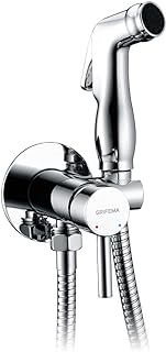 Ensemble de sprays dissimulants grivima airsmart, eau chaude et froide, chrome