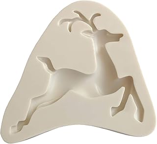 Moule en silicone de renne 3d bricolage, gâteau au chocolat, cupcake, outil