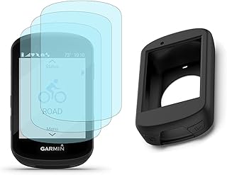 Protecteur d'écran garmin edge 830 (paquet de 3 + 1), coque en silicone