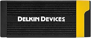 Lecteur de carte mémoire delkin usb 3.2 cfexpress type a et sd uhs-ii