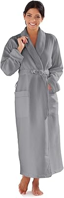 Peignoir de luxe en microfibre boca terry pour femmes, robe longue d'hôtel