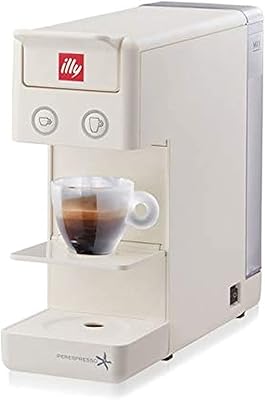 Cafetière expresso illy y3.2 ibre, capsules, blanc