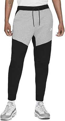 Mns sw flc aob pantalon de survêtement air hip pour hommes, cuir lustré/noir
