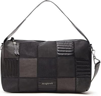 Desigual bols_fire saga narbonne sac à main pour femme, noir, taille unique uk