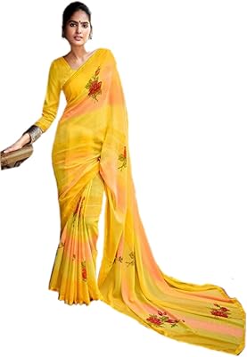 Sari en rayonne et coton, sari en soie de coton pour femme