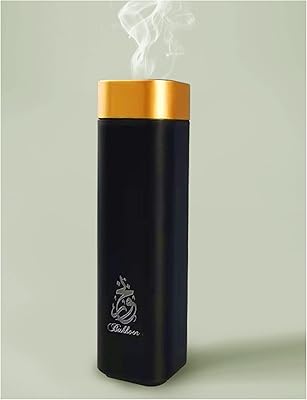 Brûleur d'encens électronique portable avec porte-encens arabe, mini diffuseur électrique pour aromathérapie musulmane
