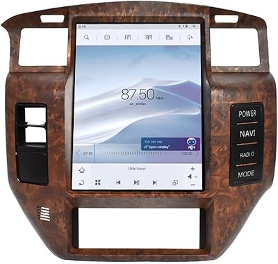 Autoradio android pour nissan patrol y61 2004-2019 écran tactile carplay gps unité principale