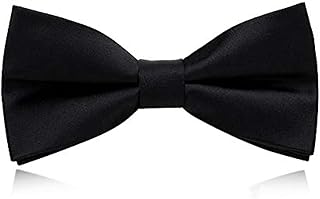 Cravates formelles classiques de couleur unie pour hommes vert noir