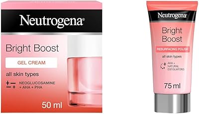 Gel crème neutrogena, bright boost, 50 ml et vernis rajeunissant, bright boost, 75