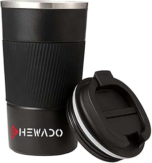 Tasse de voyage hewaduo à café isolée en acier inoxydable glace et boissons