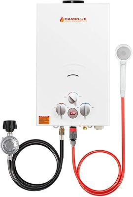 Chauffe-eau au gaz propane camplux 264 gpm chauffe-eau sans réservoir pour camping extérieur