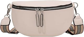 Sac banane tendance pour femme, sac à bandoulière en cuir pu, sac banane