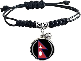 Bracelet tressé drapeau du népal, chaîne en nylon réglable, bracelet en cristal souvenir, bracelet fait à la main pour homme et femme, cadeau d'une journée spéciale. Commandez en toute confiance sur Diaytar, votre marketplace de confiance