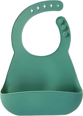 Bavoir en silicone namnam pour bébés et bébés | imperméable, réglable, sans bpa