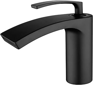 Robinet cascade en laiton pour évier de salle de bains à la mode