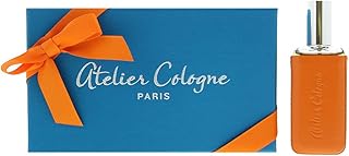 Coffret atelier cologne orange sanguine avec étui en cuir cologne absolue 30ml